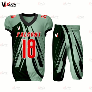 2026 pas cher prix jeunesse et adulte uniforme de Football américain personnalisé maillot et pantalon de Football américain ensemble tissu de haute qualité - Product Image 1