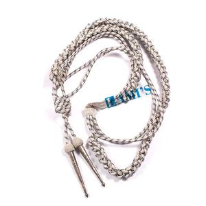 Fil de lingot de cérémonie gris uniforme Aiguillette cordons d'épaule | Aiguillette en gros - Product Image 3