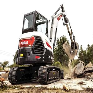 Buen Estado de Trabajo Bobcats Mini Excavadora hidráulica sobre orugas 2 toneladas en stock bajas horas de trabajo entrega rápida precio al por mayor - Product Image 4