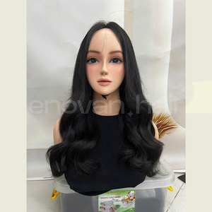 วิกผมสีดำธรรมชาติจากเวียดนามวิกผมคนแท้ร้านทำผมคุณภาพระดับมืออาชีพจากยุโรป - Product Image 6