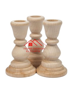 Bougeoir en bois personnaliser Design décor de table vente chaude bougeoir pour la maison hôtel salon décor utiliser meilleur vendeur - Product Image 2