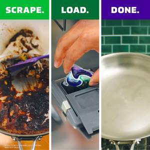 Cápsulas de detergente para lavavajillas Cascade Platinum Plus, detergente en tabletas ActionPacs, detergente para lavavajillas, aroma fresco, 52 unidades - Product Image 2