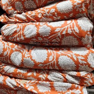 Bloque estampado algodón Cambric 60X60 tela para correr tradicional Jaipuri estampado tela de algodón - Product Image 4