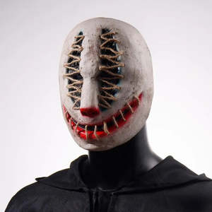 Máscara de Halloween de Joker Asesino, de Goma PVC, de Media Cara, para Cosplay de Payaso, para Fiestas, con Forma de Fantasma, para Impresión DIY - Product Image 6