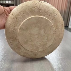 Cuenco decorativo de madera hecho a mano, centro de mesa rústico, bandeja de exhibición de madera Natural con acento para el hogar, cocina, decoración para sala de estar - Product Image 5