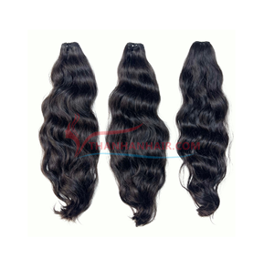 Extensiones de cabello Remy vietnamita 100% de alta calidad, máquina Afro ondulada Natural, paquete de trama Doble - Product Image 2