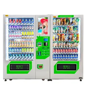 Máquina Expendedora de bebidas para aperitivos y bebidas con sistema de pago con código QR