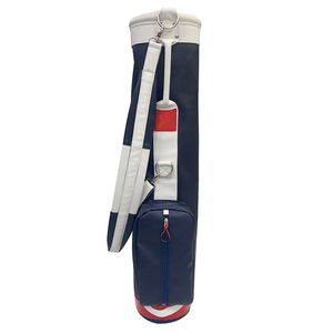 Bolsas de golf bordadas con logotipo personalizado de fábrica, bolsa de lona de cuero, bolsa de soporte de golf, bolsa de cuero, - Product Image 1