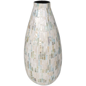 Vase décoratif en mosaïque de luxe moderne inspiré de la nacre Antiqued OEM ODM Design Home Decor | Artisanat Tienphong - Product Image 1