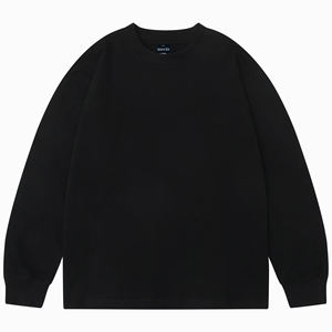 <b>Men's</b> Oversized Long Sleeve T-<b>Shirt</b> Soft Stretch <b>Thermal</b> O-Neck Polyester Casual Breathable Blank Custom ODM Printed Autumn Plus - Product Image 5