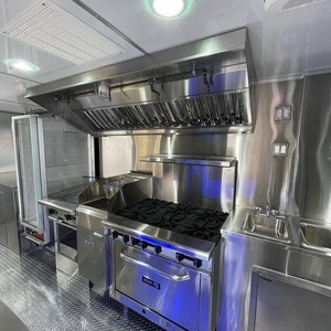 Remorque mobile multifonctionnelle pour aliments Camion de rue portable pour collations et frites Matériau durable en fibre de verre et en aluminium - Product Image 2