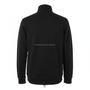 Sudadera con capucha de algodón sólido de 420GSM para hombre, con media cremallera, para golf y entrenamiento, venta al por mayor, OEM, sudaderas personalizadas - Product Image 6