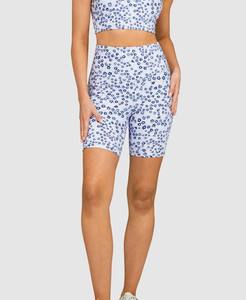 Venta al por mayor de cintura alta sublimada gimnasio mujeres ropa deportiva Fitness al por mayor Yoga Scrunch Butt deportes esenciales pantalones cortos de entrenamiento - Product Image 1