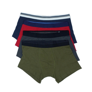 Pantalones cortos cómodos de fibra de algodón con logotipo personalizado para hombre, calzoncillos bóxer de fibra de algodón para hombre - Product Image 6