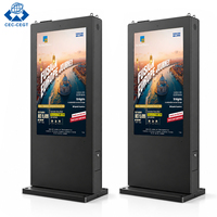 Pantalla LCD Digital Vertical para Exteriores con Soporte de Piso, Resistente al Agua IP65, de Alto Brillo para Uso en Ascensores, Marca ZDHQ