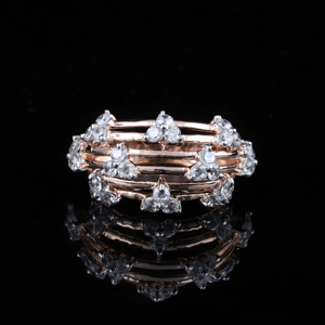 แหวนเพชร D'VINS JEWELS เพชรเลี้ยงในห้องปฏิบัติการ ชุบทอง 14k 18k ทรงกลมเจียระไนแบบบริลเลียนท์ สำหรับผู้หญิง เหมาะสำหรับงานหมั้น งานแต่งงาน และงานเลี้ยงค็อกเทล - Product Image 1