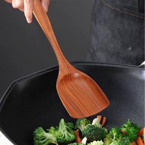 Cuillère en bois pour la cuisine Remuer Mélanger Servir des outils de cuisine pour ustensiles de cuisine antiadhésifs par Luxe Home Decor - Product Image 2