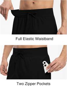 กางเกงขาสั้นระบายอากาศได้ดีสำหรับผู้ชายกางเกงขาสั้นออกกำลังกายออกกำลังกายแบบลำลองดีไซน์ใหม่มีกระเป๋าเอวยางยืด - Product Image 5