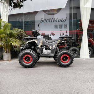 Voiture à pédales tout-terrain à 4 roues, 110CC 125cc 1+1, transmission <span class=keywords><strong>automatique</strong></span> 4 temps, démarrage électrique, transmission par chaîne, ATV de plage - Product Image 3