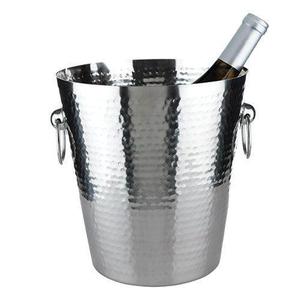 Galvanised Stainless Steel Double Wall <b>Ice</b> <b>Bucket</b> Insulated <b>Ice</b> <b>Bucket</b> <b>With</b> <b>Lid</b> Hammered Design Stainless Steel <b>Ice</b> <b>Bucket</b> - Product Image 5