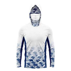 เสื้อฮู้ดสำหรับผู้ชายเสื้อตกปลามีฮู้ดแห้งเร็วเสื้อฮู้ดแขนยาว UV สำหรับใส่ตกปลา - Product Image 1