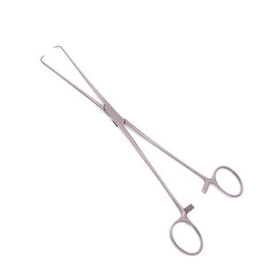 Braun Tenaculum Forceps Lurus kotak bersama, 1x1 gigi, kualitas tinggi baja tahan karat urogy Forceps - Product Image 2