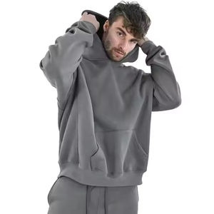 Sudaderas con Capucha Extra Grandes Personalizadas Unisex de Primera Calidad, Sudaderas Térmicas Transpirables de Forro Polar Técnico, Poliéster/Algodón, Hombros Caídos - Product Image 1