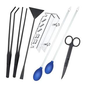 Juego de herramientas de acuario de alta calidad, herramienta de limpieza de acero inoxidable, plantas, accesorios para peceras, juego de terrario para acuario - Product Image 3