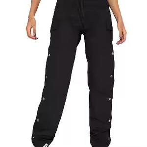 Pantalon de survêtement décontracté pour homme, taille mi-haute, infroissable, 100 % coton, avec cordon de serrage et poches - Product Image 4