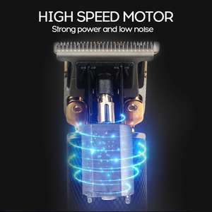 Tondeuse à Cheveux Électrique Portable avec Lame en Acier Inoxydable, Alimentation USB, 4 Guides de Coupe pour Barbe et Cheveux, Utilisation en Voiture - Product Image 6