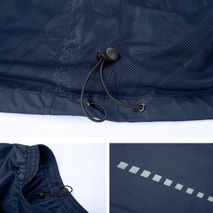 ชุดกันฝนกลางแจ้งแบบซิปมีฮู้ดสำหรับผู้ชายเสื้อแจ็คเก็ตตกปลาแบบมีฮู้ดสำหรับปีนเขา - Product Image 4