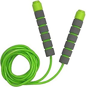 เชือกกระโดดทำจากพีวีซีอย่างดีสำหรับออกกำลังกายเชือกกระโดดถ่วงน้ำหนักปรับได้ - Product Image 1