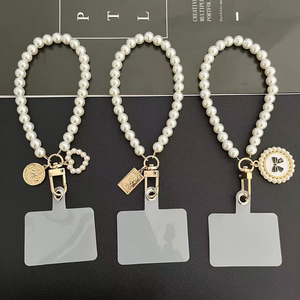 <span class=keywords><strong>Cordon</strong></span> de luxe universel détachable avec perles pour téléphone <span class=keywords><strong>portable</strong></span>, bracelet anti-perte, chaîne de poignet pour téléphone, <span class=keywords><strong>cordon</strong></span> de suspension - Product Image 1
