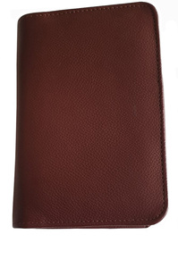 Organizador con cremallera para bolígrafo, suministros de oficina para lápices, estuche para el trabajo, cuero genuino, hecho a mano, marrón - Product Image 2