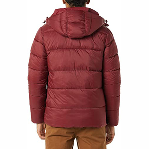 Wholesale Hooded Men's Puffer Jacket High Quality Winter Warm Breathable Eco-Friendly Custom Colors & <b>Sizes</b> Bulk Supplier - Product Image 2