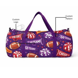 Sac de sport multifonctionnel personnalisé pour cheerleading avec logo sur mesure, pour entraînement de danse et voyages, avec compartiment à chaussures - Product Image 5