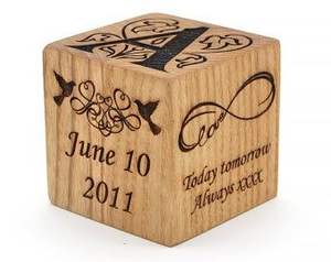 Personalizado al por mayor Cubo de madera Artefacto Cubo de madera maciza natural DIY Bloque de madera - Product Image 5