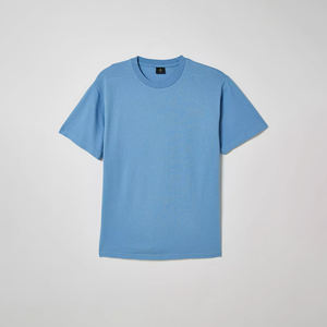 T-shirt uni personnalisable avec logo de marque surdimensionné pour hommes t-shirts vierges 100% coton imprimés graphiques personnalisés avec broderie - Product Image 4