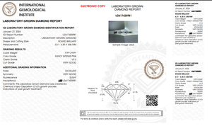 Fantaisie Intense Rose VS2 Clarté Taille 0.99 Ct Poli Labgrown Diamant Forme Ronde HPHT-CVD Diamant Bijoux Diamants Lâches - Product Image 5