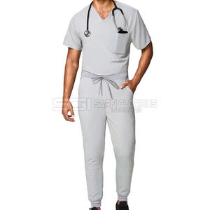 Nuevos Uniformes Quirúrgicos Personalizados, Conjunto de Uniforme Médico para Hombre, Ropa de Trabajo Clínica, Parte Superior y Pantalón de Uniforme Médico, Traje de Enfermería para Spa - Product Image 3