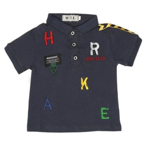 Camiseta Polo de Manga Corta para Niños - Azul - Product Image 1