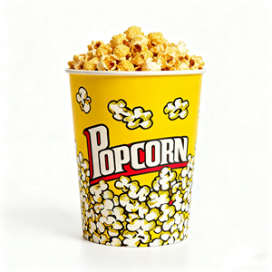 Vasos y Cajas de Palomitas Personalizados al por Mayor, Tubos de Papel Biodegradables para Palomitas, Contenedores de Snacks para Cines en EE. UU. - Product Image 1