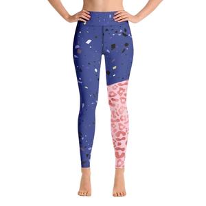 Leggings personnalisés imprimés sur toute la surface Pantalon de yoga taille haute pour femmes Slim Fit Séchage rapide Confortable Workout Gym Fitness Sportswear - Product Image 1