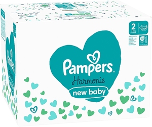 Pañales Pampers Harmonie, Pañales Suaves para Piel Sensible con Ingredientes Naturales y Sistema de Alta Absorbencia - Product Image 1