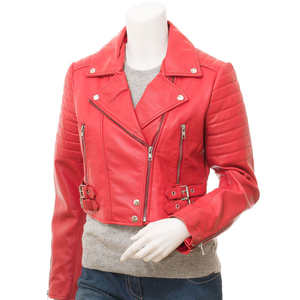 แจ็คเก็ตหนังซาตินแฟชั่นผู้หญิงขายดี ตกแต่งลายควิลท์ สำหรับฤดูหนาว สีพื้น ซิปยาวเต็มตัว ระบายอากาศได้ดี กันน้ำ - Product Image 1