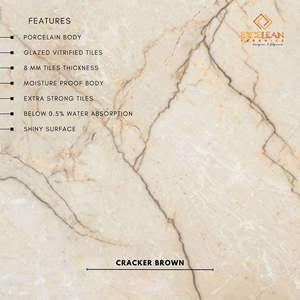 Vente en gros de carreaux de sol en céramique moderne marron beige poli haut 60x60/60x120mm brillant salle de bain cuisine directe Foshan - Product Image 4