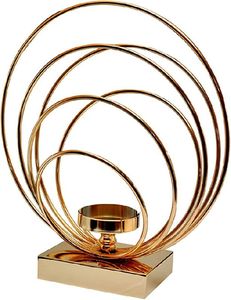 Bougeoir à bougie double cône rose en porcelaine de conception simple créative ensemble de 3 bâtons de bougie pour mariage de table - Product Image 5