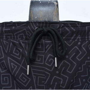 Nouveau design de vêtements pour hommes Shorts d'été pour hommes en coton noir Oem personnalisé style rue principale en vente directe d'usine Short pour hommes - Product Image 4