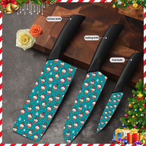 Ensemble de couteaux de chef en céramique de qualité supérieure, nouvelle tendance, manche en plastique, 8 pièces, pour la pêche, le nettoyage du poisson, design ambidextre, vente chaude - Product Image 4