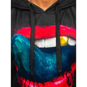 Sudadera polar de talla grande para hombre de alta calidad, diseño personalizado con estampado Digital en relieve, ropa informal de invierno al por mayor - Product Image 4